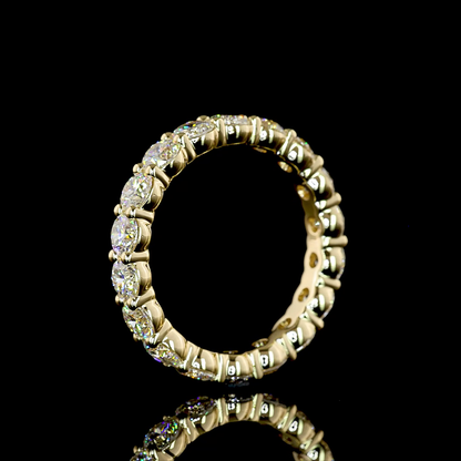 2.83 CTTW Round Lab Grown Diamond Full Eternity Sz. 6 (E Color and VS1 Clarity)
