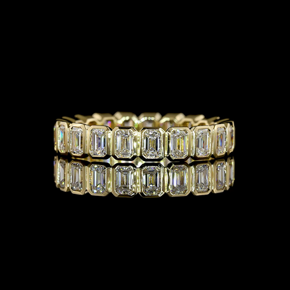 1.92 CTTW Emerald Lab Grown Diamond Full Eternity Sz. 6.5