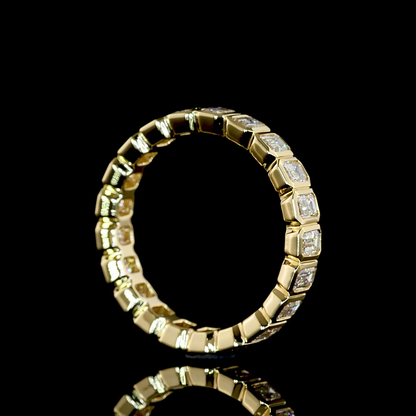 1.92 CTTW Emerald Lab Grown Diamond Full Eternity Sz. 6.5