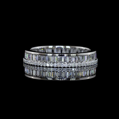 1.04 CTTW Bag Lab Grown Diamond Full Eternity Sz. 4.75 (E Color and VS1 Clarity)