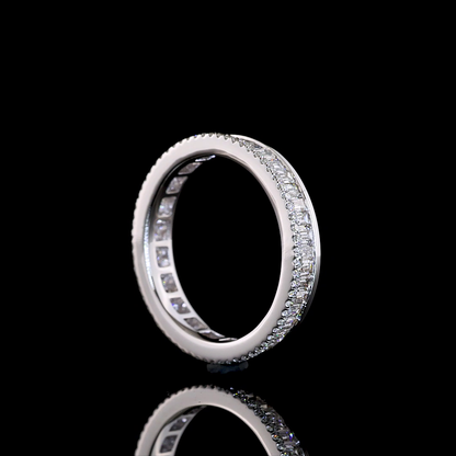 1.04 CTTW Bag Lab Grown Diamond Full Eternity Sz. 4.75 (E Color and VS1 Clarity)