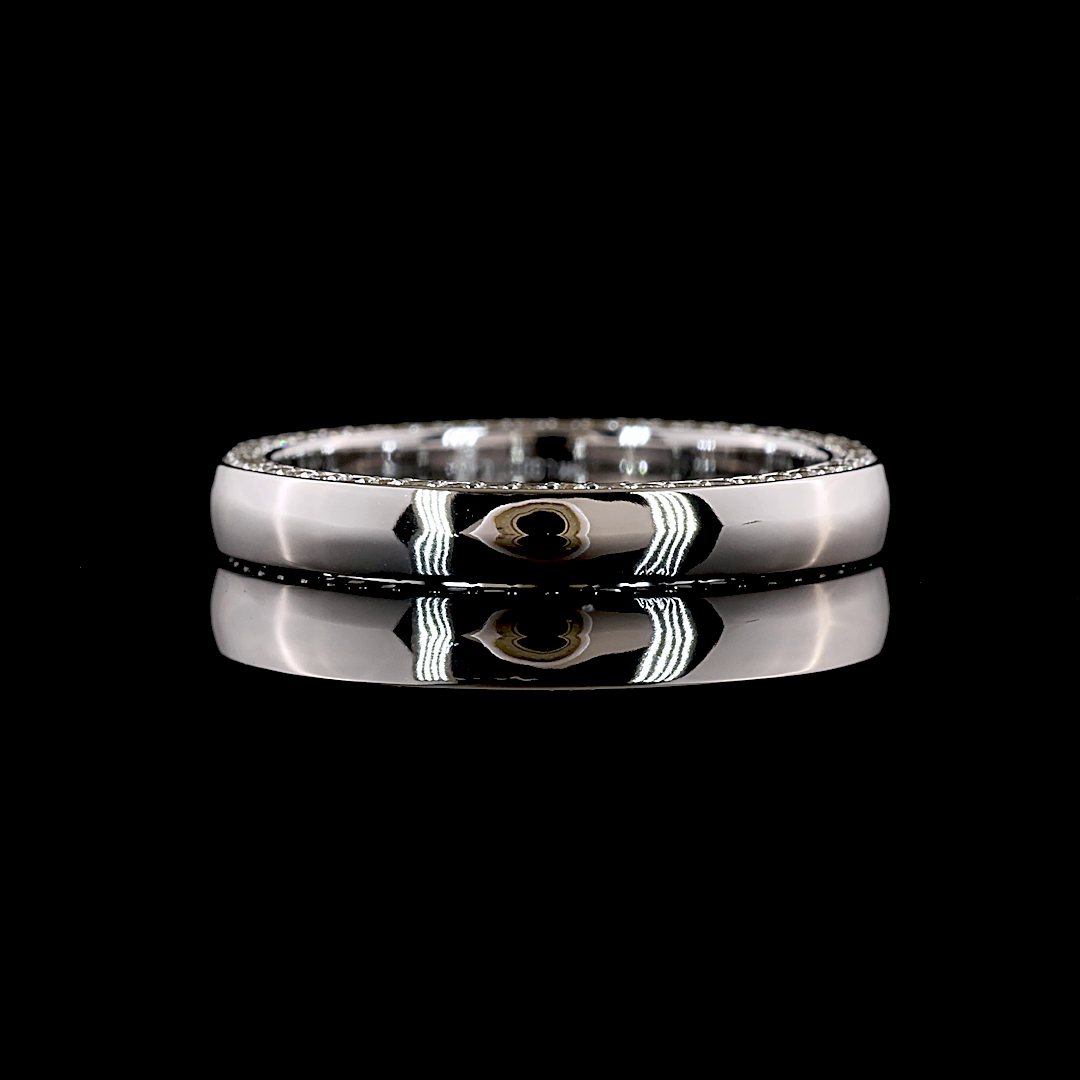 0.46 CTTW Round Lab Grown Diamond Full Eternity Sz. 5.25 (E Color and VS1 Clarity)