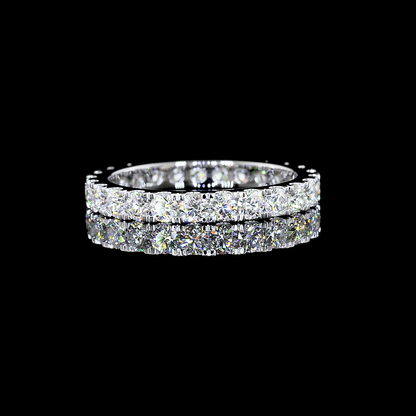 1.71 CTTW Round Lab Grown Diamond Full Eternity Sz. 7 (F Color and SI1 Clarity)