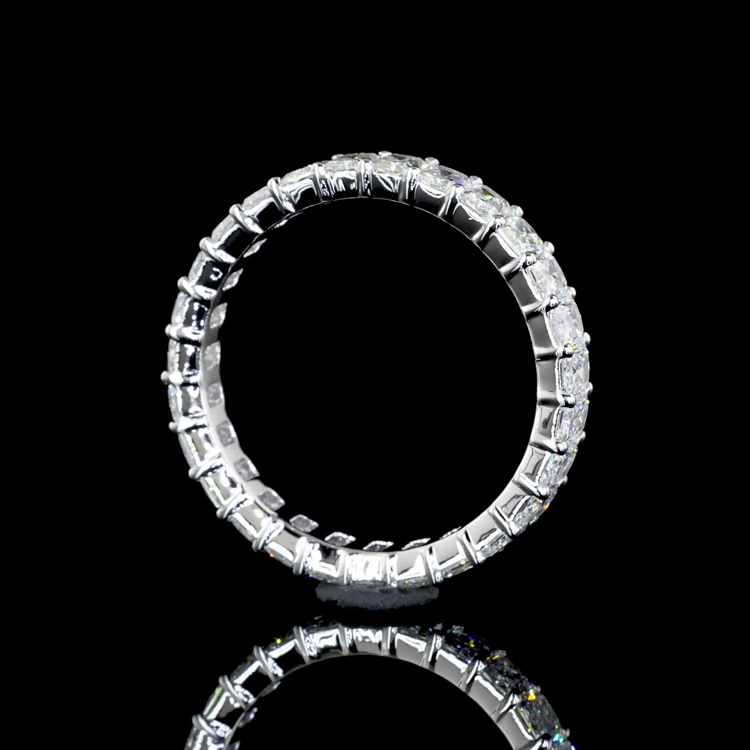 1.95 CTTW Radiant Lab Diamond Full Eternity (E Color and VS Clarity)