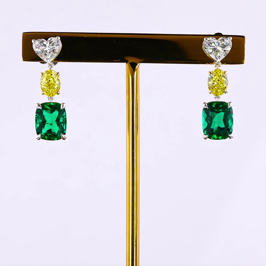 2.55 CTTW MIX Lab Diamond Hanging Earring