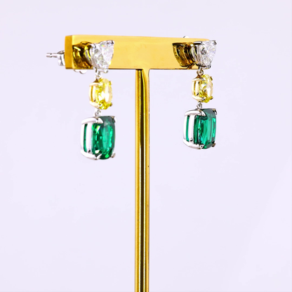 2.55 CTTW MIX Lab Diamond Hanging Earring