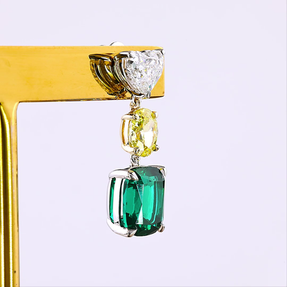 2.55 CTTW MIX Lab Diamond Hanging Earring