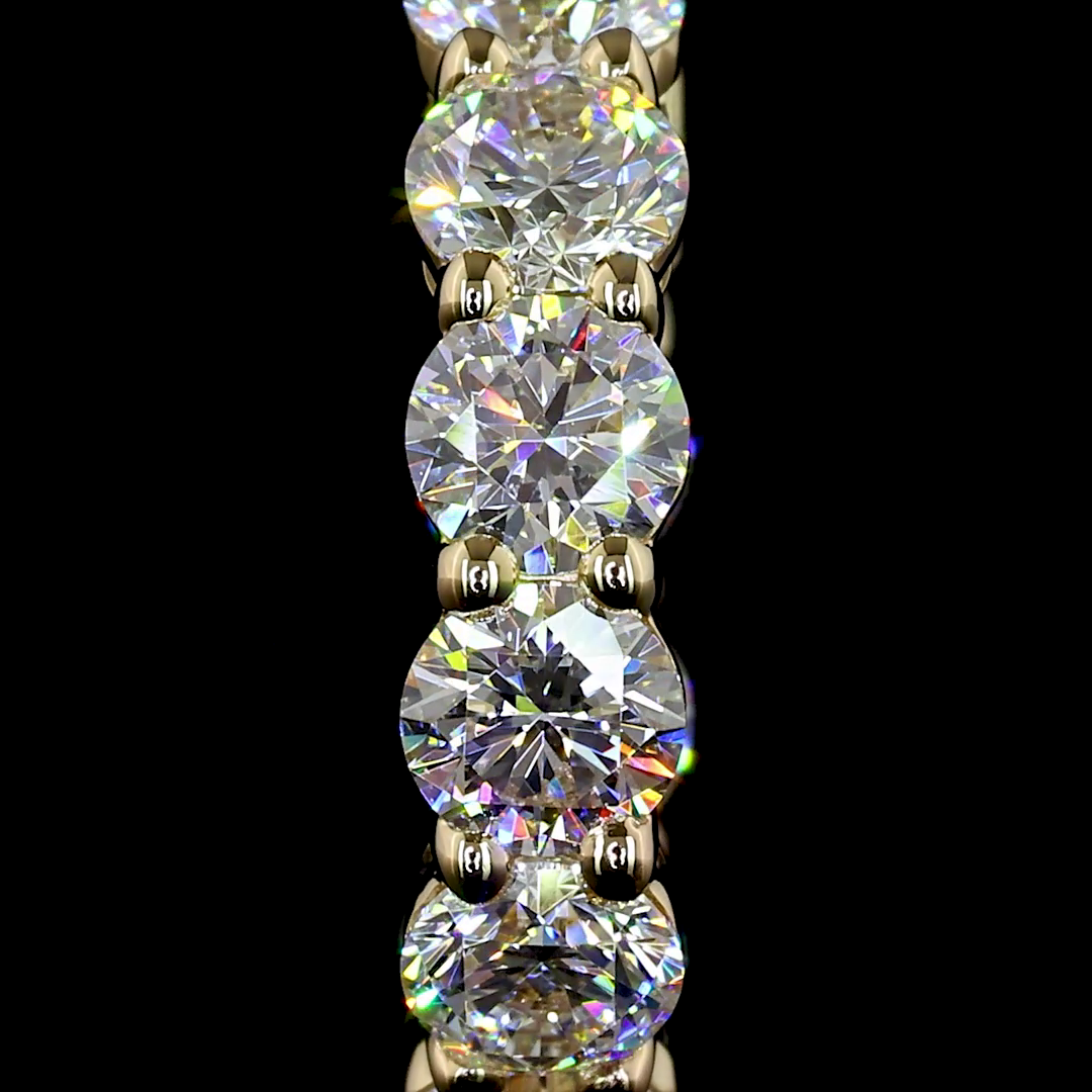 1.87 CTTW Round Lab Diamond Huggies Earring (E Color and VS Clarity)