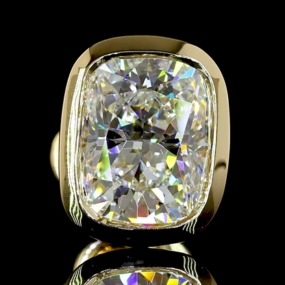 2.04 CTTW Cushion Brilliant Lab Diamond Studs Earring (D Color and VVS2 Clarity)