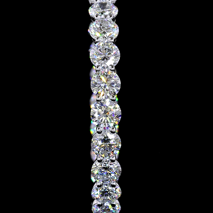 10.21 CTTW Round Lab Diamond Hoops Earring (E Color and VS1 Clarity)