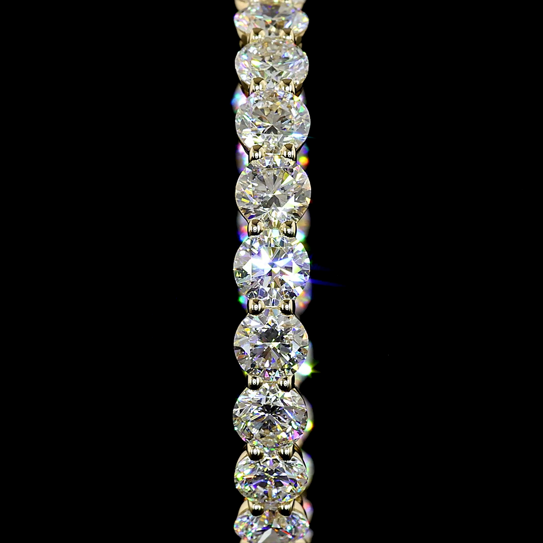 10.06 CTTW Round Lab Grown Diamond Hoops Earring 30mm (E Color and VS Clarity)