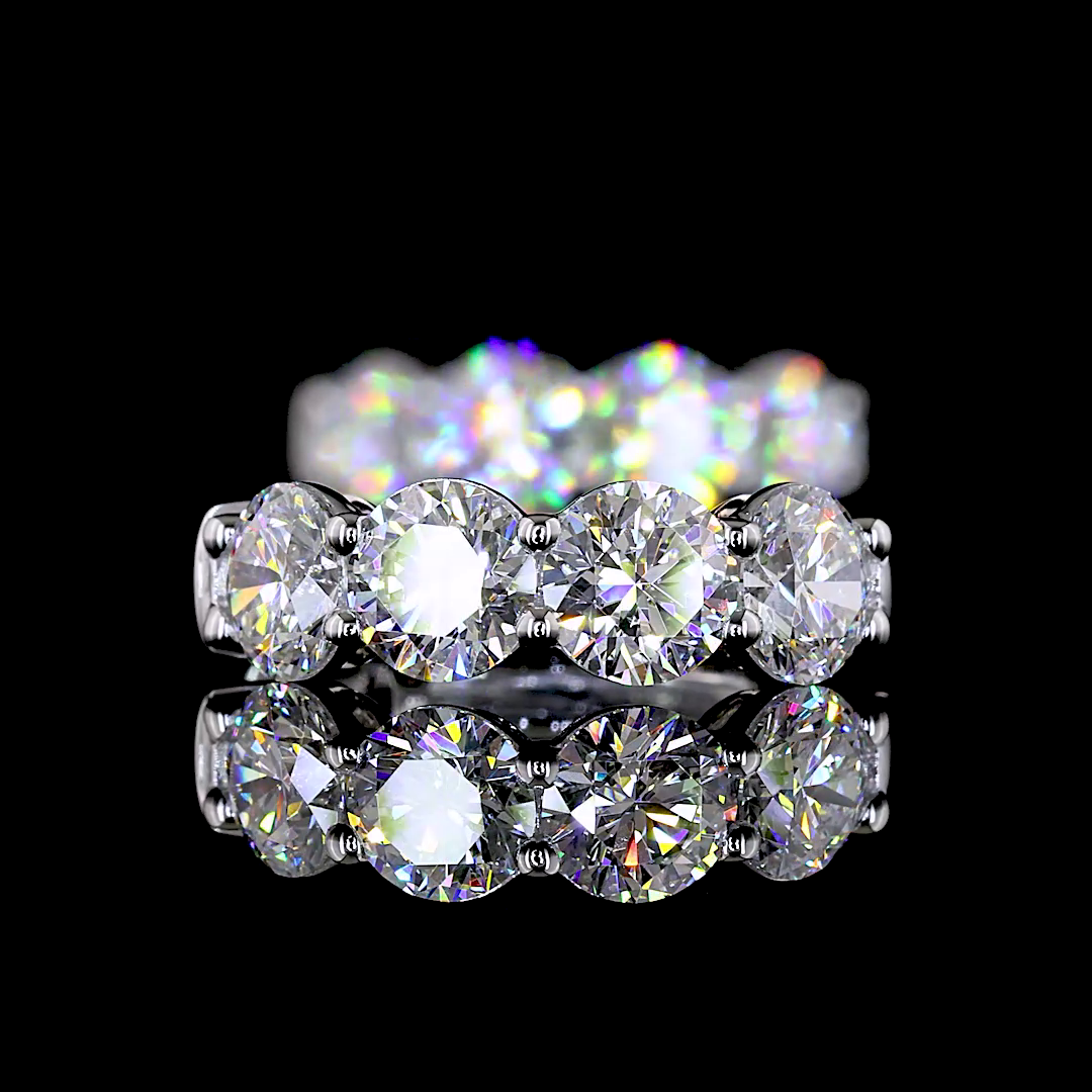 1.94 CTTW Round Lab Diamond Huggies Earring (E Color and VS1 Clarity)