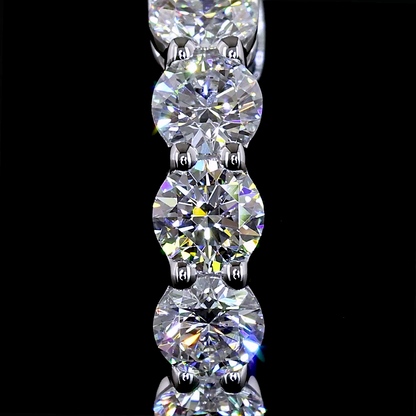 1.02 CTTW Round Lab Diamond Huggies Earring (E Color and VS1 Clarity)