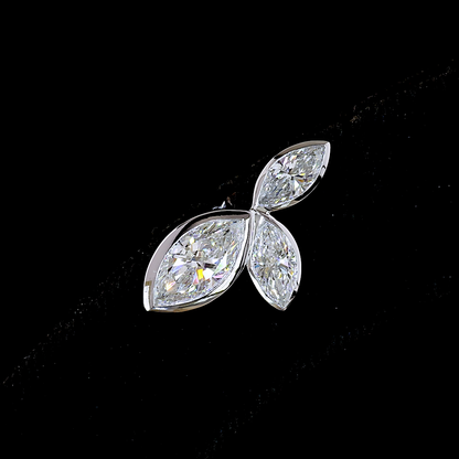 3.20 CTTW Marquise Lab Diamond Studs Earring (E Color and VS1 Clarity)