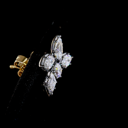 2.36 CTTW MIX Lab Diamond Crawler Earring (E Color and VS1 Clarity)