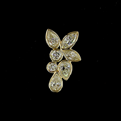 1.14 CTTW MIX Lab Diamond Crawler Earring (G-H Color)