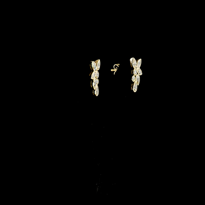 1.14 CTTW MIX Lab Diamond Crawler Earring (G-H Color)