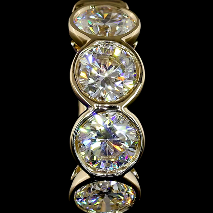 2.07 CTTW Round Lab Diamond Huggies Earring (H Color and SI Clarity)