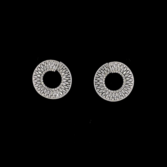 12.22 CTTW Marquise Natural Diamond Crawler Earring (H Color and SI Clarity)