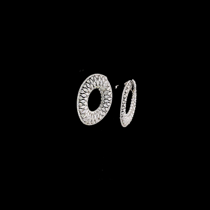 12.22 CTTW Marquise Natural Diamond Crawler Earring (H Color and SI Clarity)