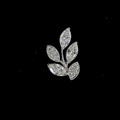 0.63 CTTW Marquise Lab Diamond Crawler Earring (F+ Color and VS+ Clarity)