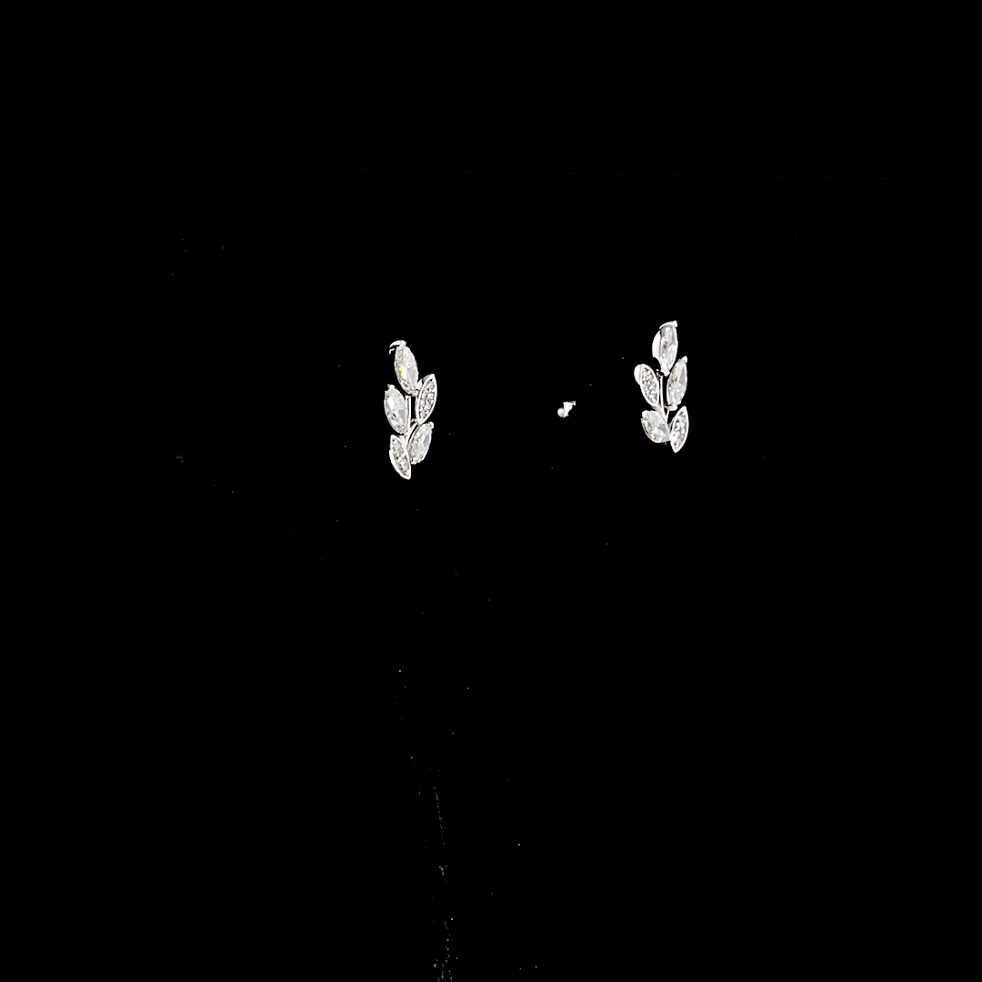 0.63 CTTW Marquise Lab Diamond Crawler Earring (F+ Color and VS+ Clarity)