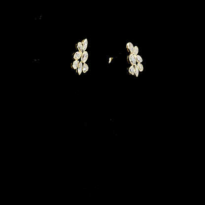 1.79 CTTW MIX Lab Diamond Crawler Earring (E Color and VS1 Clarity)