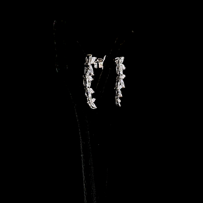 1.39 CTTW Marquise Lab Diamond Crawler Earring (E Color and VS1 Clarity)
