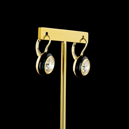 5.04 CTTW Round Lab Diamond Hanging Earring (F/E Color and VS1/VVS2 Clarity)