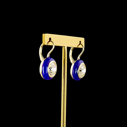 5.00 CTTW Round Lab Grown Diamond Hanging Earring (F/E Color and VS1 Clarity)