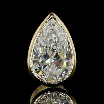 1.51 CTTW Pear Lab Diamond Studs Earring (E Color and VS1 Clarity)