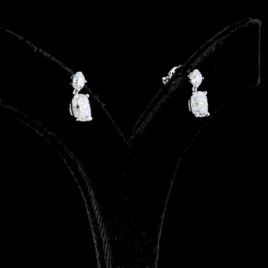 2.48 CTTW MIX Lab Diamond Hanging Earring