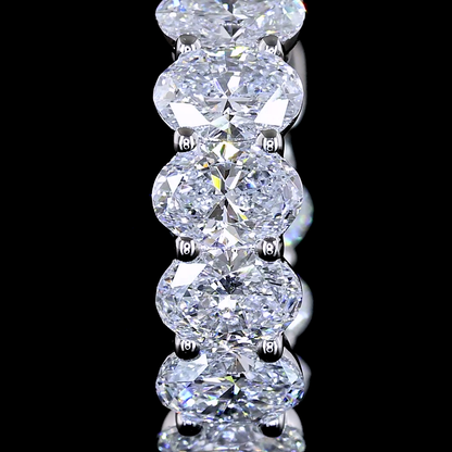2.00 CTTW Oval Lab Diamond Huggies Earring 14.1mm 14k White Gold E Color and VS Clarity jewelry-spot-usa
