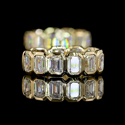 1.78 CTTW Emerald Lab Diamond Huggies Earring