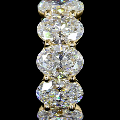 2.02 CTTW Oval Lab Diamond Huggies Earring (E Color and VS Clarity)