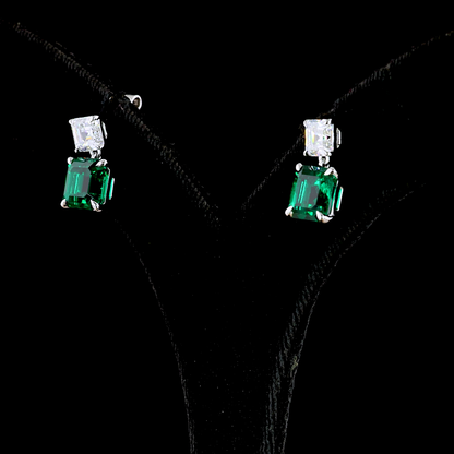 5.75 CTTW Asscher Lab Diamond Hanging Earring (VS Clarity)