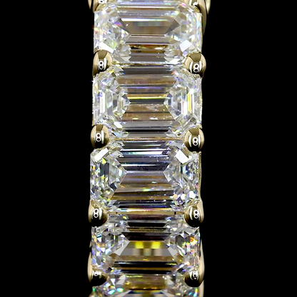 2.05 CTTW Emerald Lab Diamond Huggies Earring 14.33mm 14k Yellow Gold E Color and VS Clarity jewelry-spot-usa