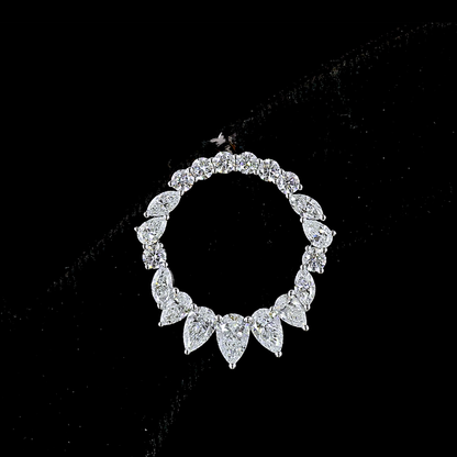 2.65 CTTW MIX Lab Diamond Huggies Earring 14k White Gold E Color and VS2 Clarity jewelry-spot-usa