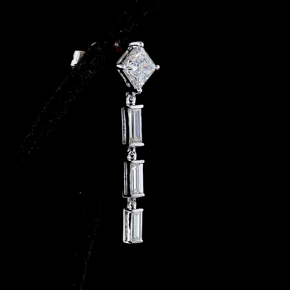 2.03 CTTW MIX Lab Diamond Hanging Earring