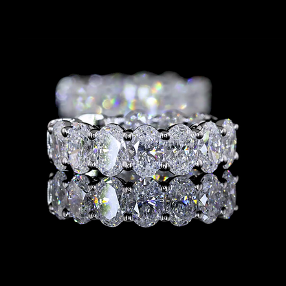 2.00 CTTW Oval Lab Grown Diamond Huggies Earring 14.1mm (E Color and VS Clarity)