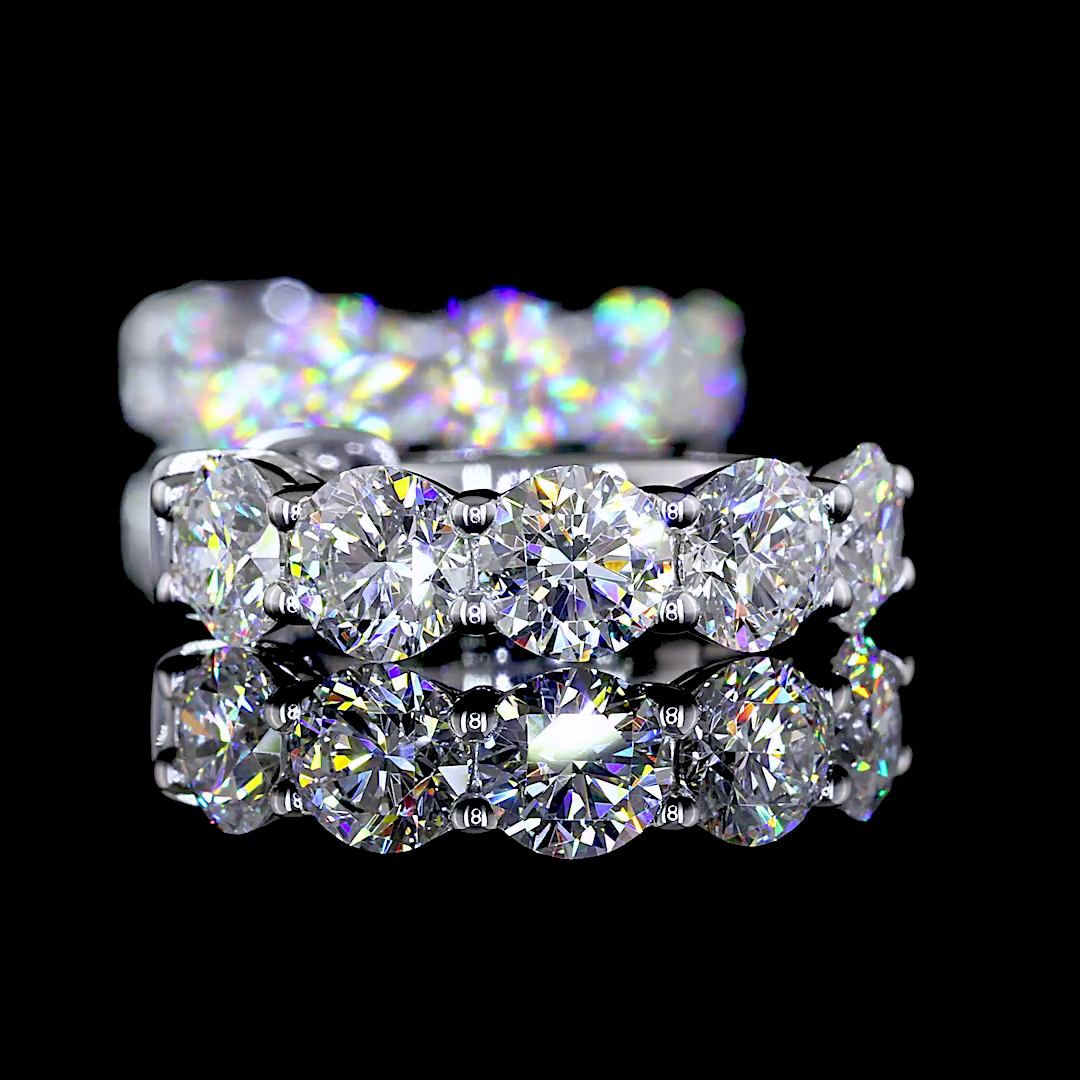 1.97 CTTW Round Lab Diamond Huggies Earring (E Color and VS2 Clarity)