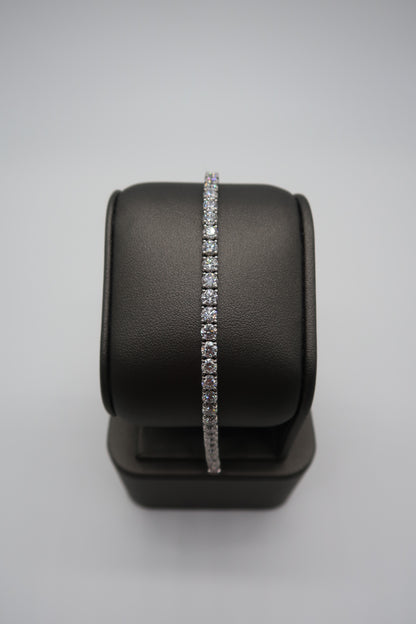 10cttw Lab Grown Diamond Tennis Bracelet 7" 14K White Gold