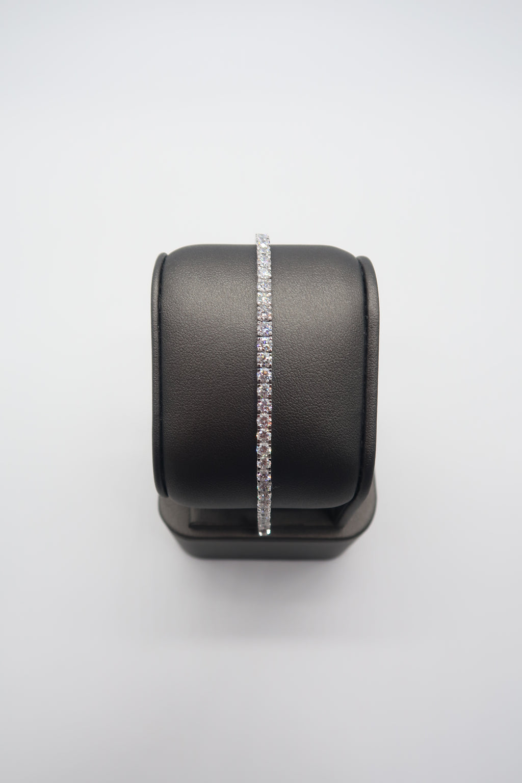 7cttw Lab Grown Round Diamond Tennis Bracelet 7" 14K Gold