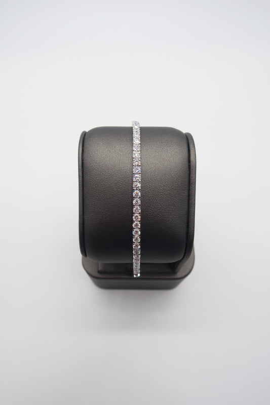7cttw Lab Grown Diamond Tennis Bracelet 7" 14K White Gold