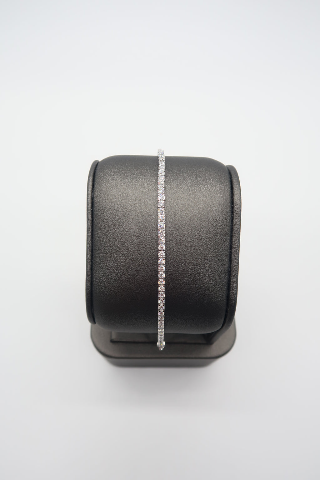 3cttw Lab Grown Round Diamond Tennis Bracelet 7" 14K Gold