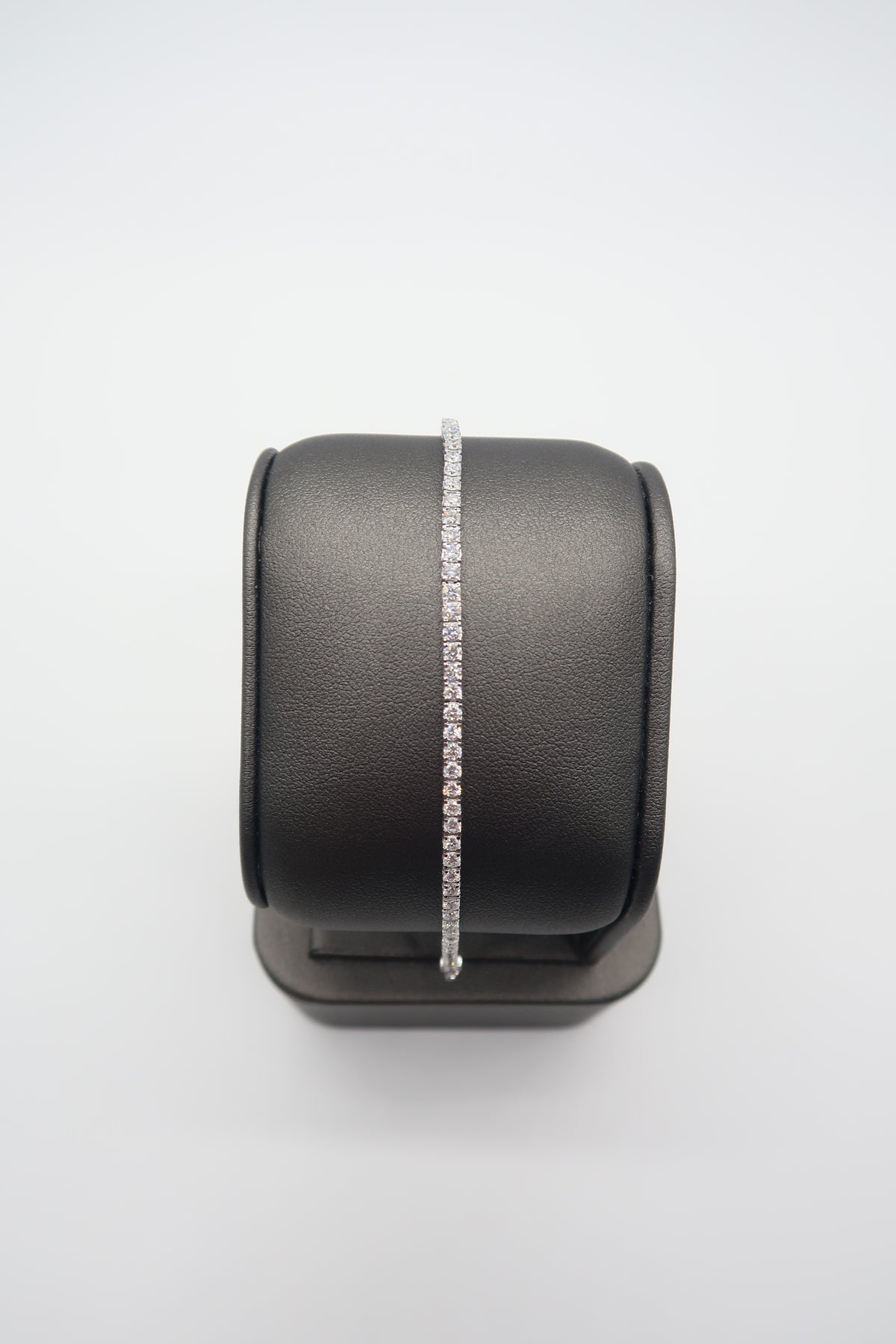 3cttw Lab Grown Round Diamond Tennis Bracelet 7" 14K Gold