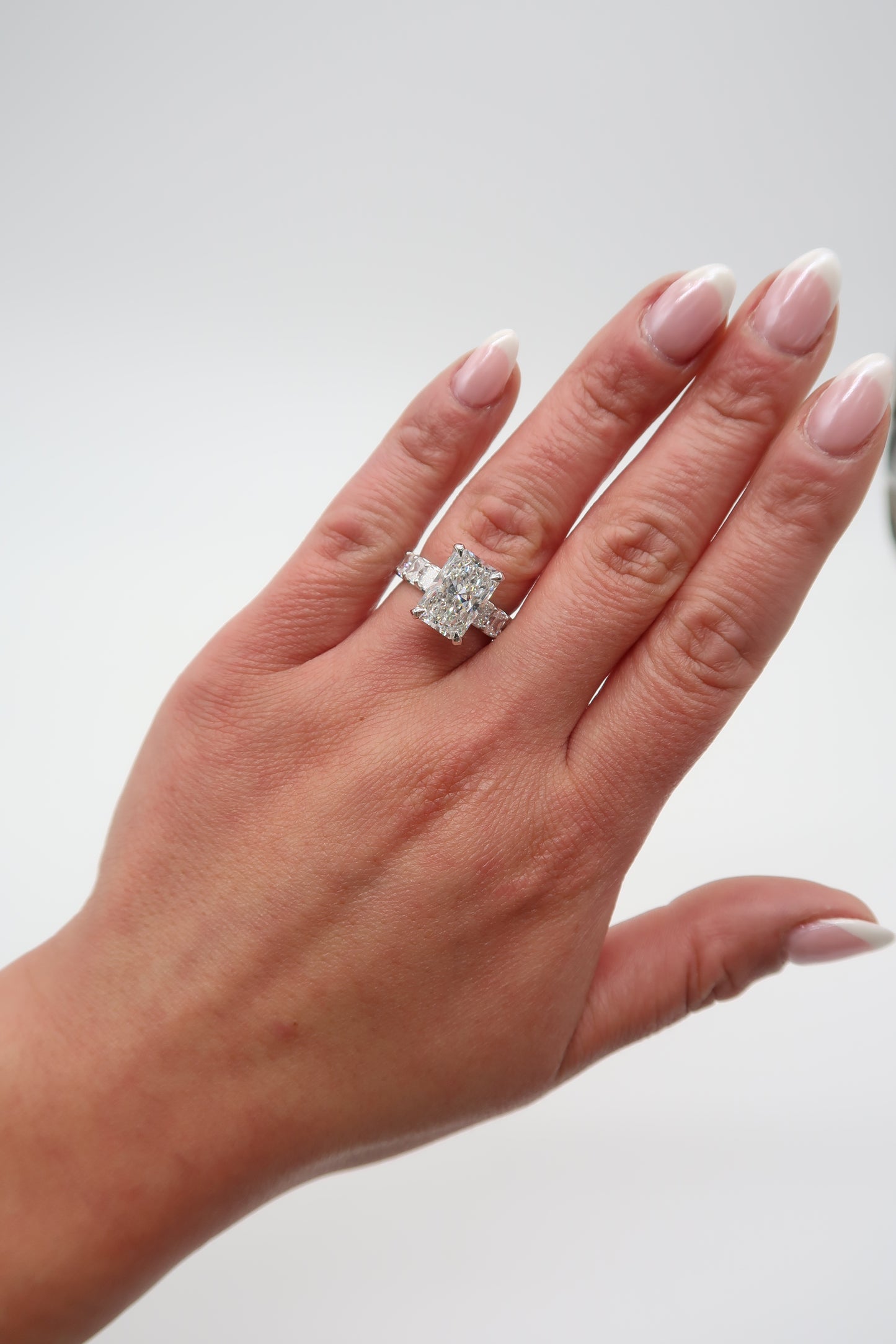 2CT Radiant Lucida Engagement Ring Design Concept