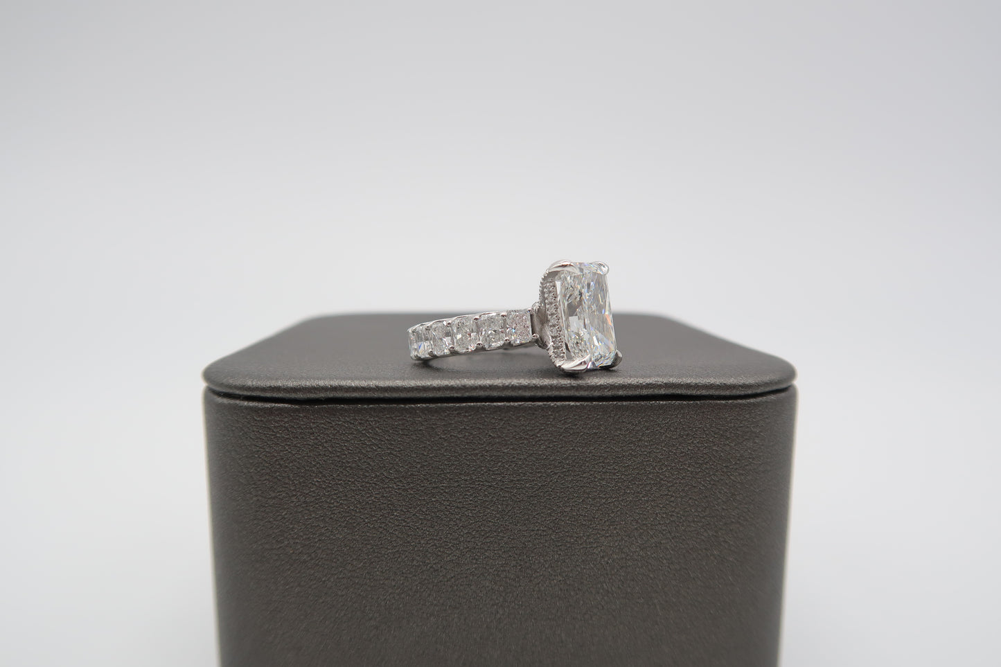 2CT Radiant Lucida Engagement Ring Design Concept