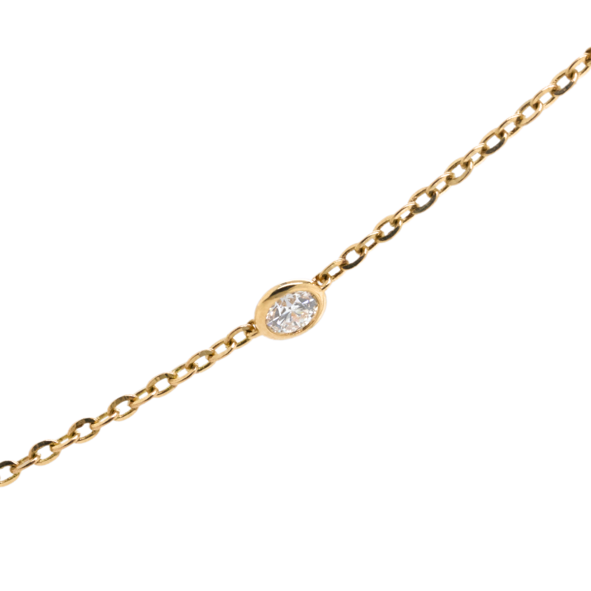 3.00 CT Emerald Lab-Grown Diamond Necklace in 14K Yellow Gold, 18"