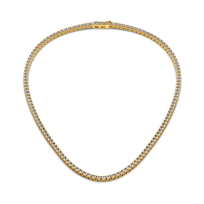3.25mm Made to Order Lab Grown Diamond Tennis Chain Necklace 14K